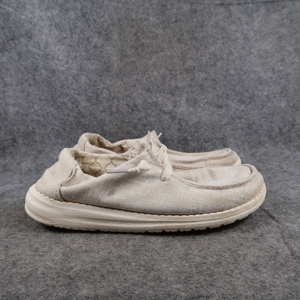 Hey Dude Shoes Womens 5 Wendy Casual Sneakers Slip On Cruiser Comfort Recovery
